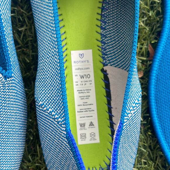 Rothy’s the loafer indigo cloud size 10 woman flat shoes - Picture 7 of 9